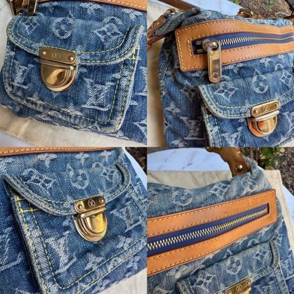 Louis Vuitton Monogram Denim Baggy PM Shoulder Bag - Picture 5 of 16